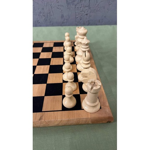 205 - CHESS SET IN WOOD