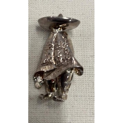 143 - SILVER MEXICAN BROOCH