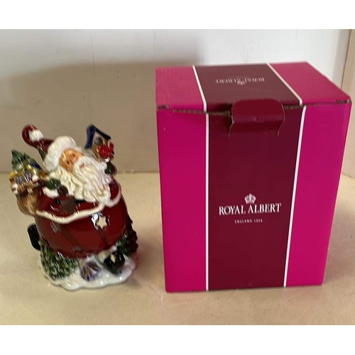 338 - ROYAL ALBERT CHRISTMAS JAR