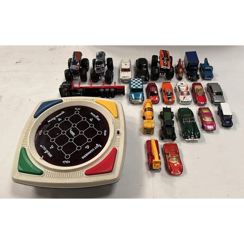 461 - PLAY WORN MODEL CARS AND RETRO GAME