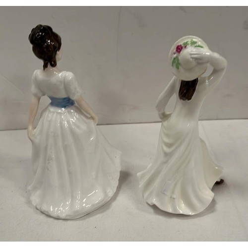 73 - ROYAL DOULTON AND COALPORT FIGURES