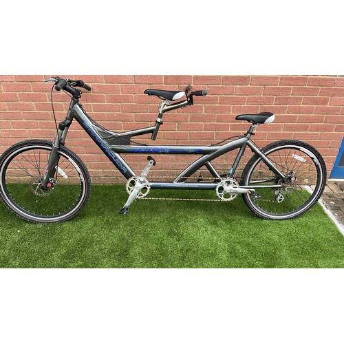 456 - BARRACUDA NEVADA X 2 TANDAM BICYCLE IN GREY