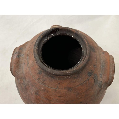 402 - LARGE EARTHEN WARE WATER URN