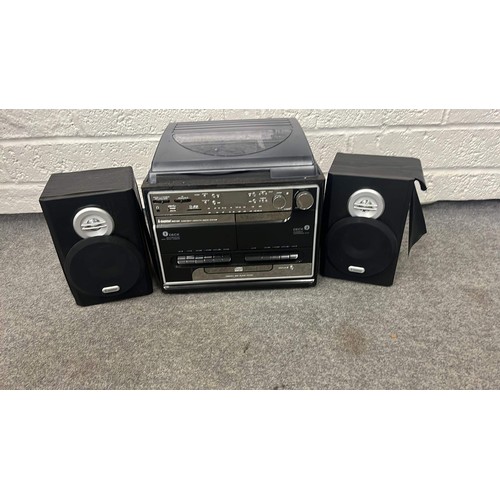 472 - STEEPTETONE SMC386 TURN TABLE CASSETTE RADIO SYSTEM