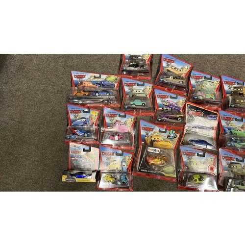 27 - 18 X PACKAGED MODEL CARS FROM THE DISNEY MOVIE CARS