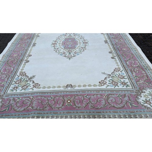 683 - THICK PILE OVER RUG / SIZE 12 X 9 FT