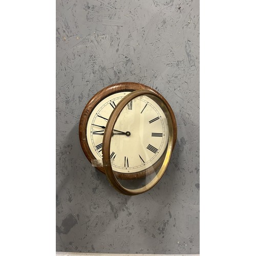 65 - STATION STYLE WALL CLOCK