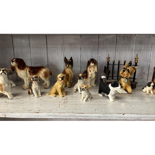 52 - COLLECTION OF DOG ORNAMENTS