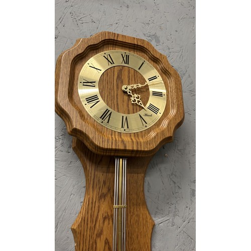 88 - OAK WALL CLOCK