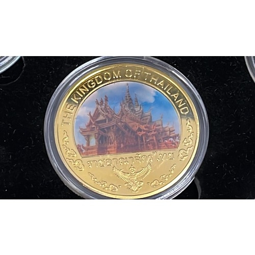 93 - 24K GOLD PLATED KINGDOM OF THAILAND COIN SET