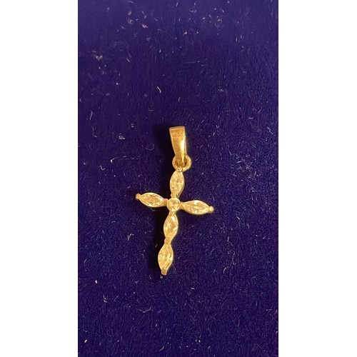 42 - SILVER CROSS PENDANT