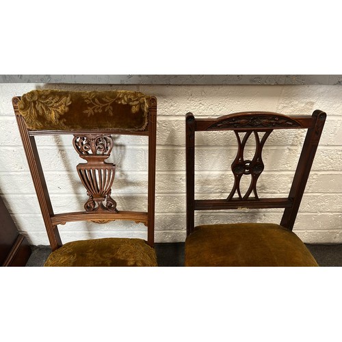 264 - TWO EDWARDIAN PALOUR CHAIRS