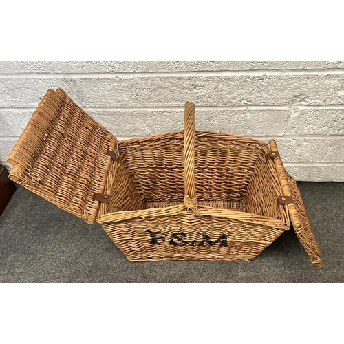 173 - F & M HAMPER BASKET