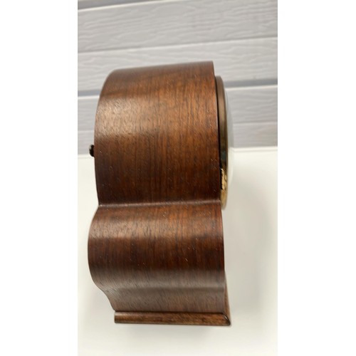 301 - WALNUT CASE MANTLE CLOCK