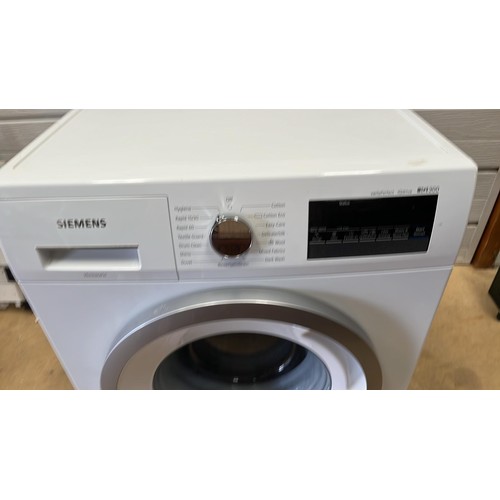 306 - SIEMENS WHITE FINISH WASHING MACHINE