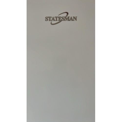 307 - TALL STATESMAN FRIDGE FREEZER IN WHITE