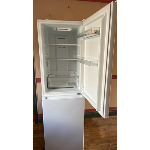 307 - TALL STATESMAN FRIDGE FREEZER IN WHITE