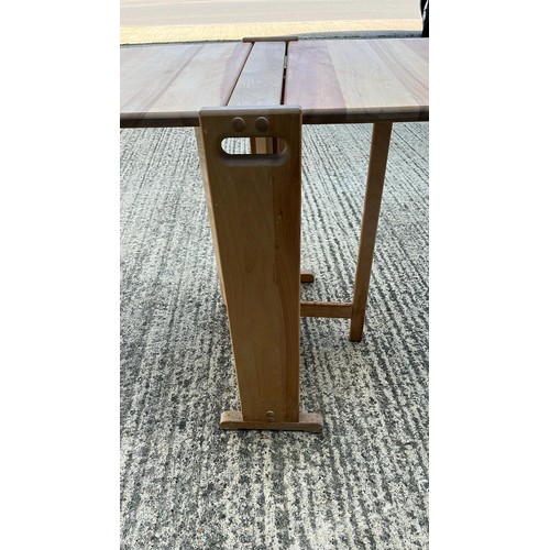 334 - FOLDING WOODEN TABLE