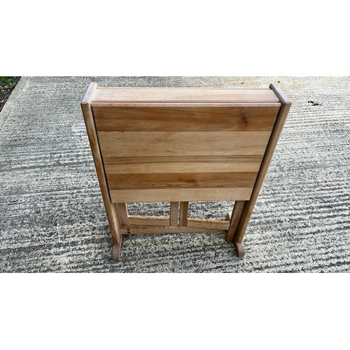 334 - FOLDING WOODEN TABLE