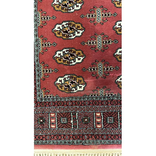 335 - HALI HAND FINISH BUHARA OVER RUG MADE IN TURKEY