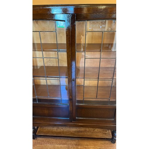 346 - GLASS DISPLAY CABINET