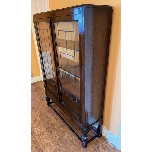 346 - GLASS DISPLAY CABINET