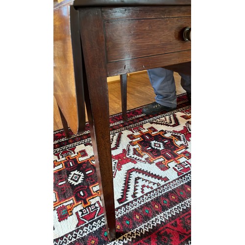 348 - MAHOGANY DROP LEAF TABLE