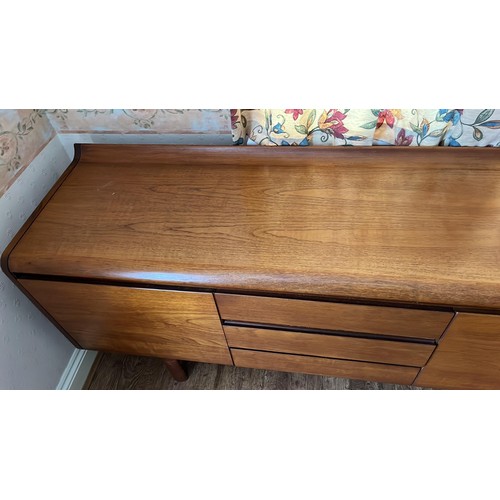 303 - RETRO WHITE & NEWTON LTD TEAK LONG SIDEBOARD