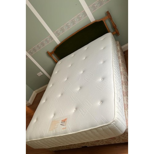 353 - DOUBLE DIVAN SET WITH HEAD BOARD