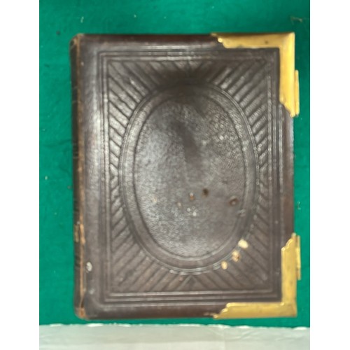 441 - FAMILY HOLY BIBLE WITH BRASS CLASPS