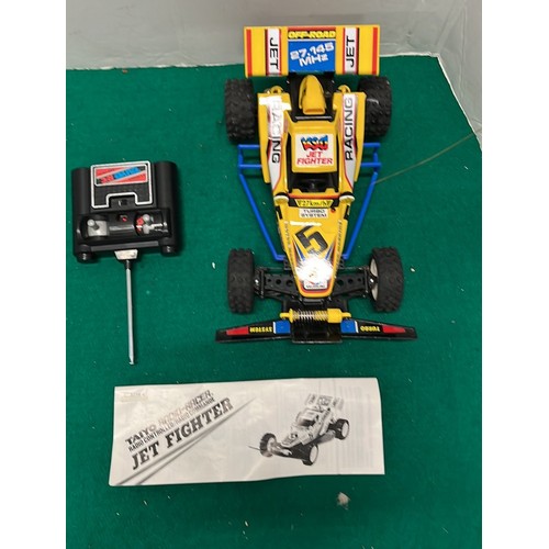 413 - TAIYO RADIO CONTROLLED JET CAR IN YELLOW