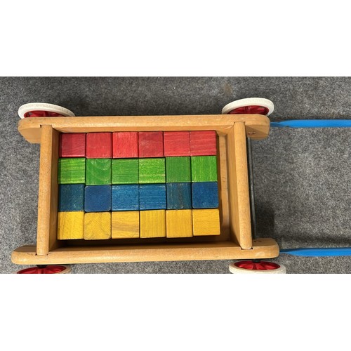 391 - WALKER WITH BLOCKS