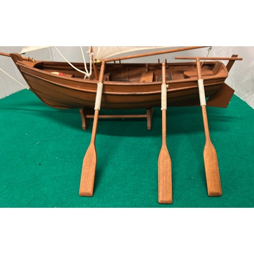 142 - LARGE SCALE MODEL BOAT