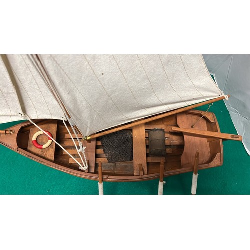 142 - LARGE SCALE MODEL BOAT