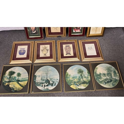 161 - QTY OF FRAMED ART WORK