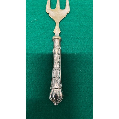 165 - SILVER HALLMARK FORK