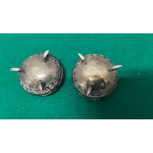 168 - TWO IDIAN SILVER BOWLS