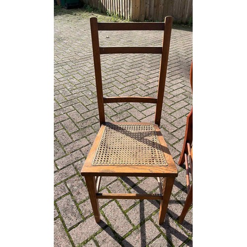 292 - VICTORIAN AND EDWARDIAN BEDROOM CHAIRS