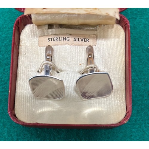 2 - SILVER CUFFLINKS