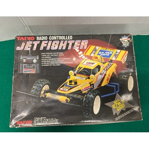 413 - TAIYO RADIO CONTROLLED JET CAR IN YELLOW