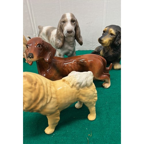 222 - ASSORTMENT OF DOG FIGURES