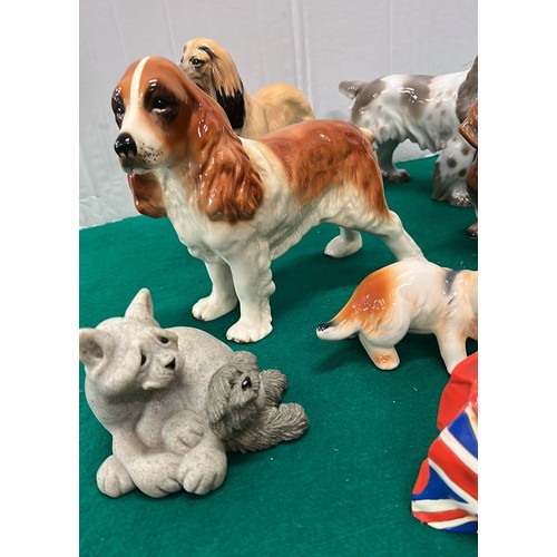 222 - ASSORTMENT OF DOG FIGURES