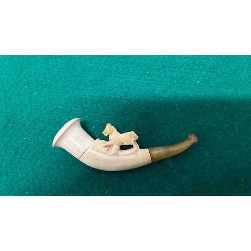 249 - MEERSCHAUM PIPE AND LIGHTERS