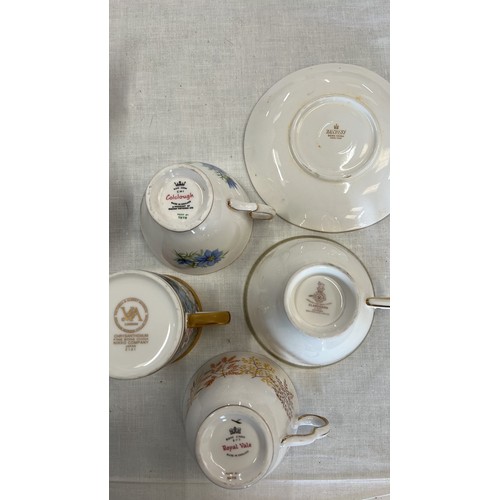 641 - QTY OF MIXED PART TEA SETS