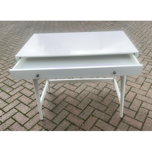 748 - WHITE TWO DRAWER DRESSING TABLE / DESK