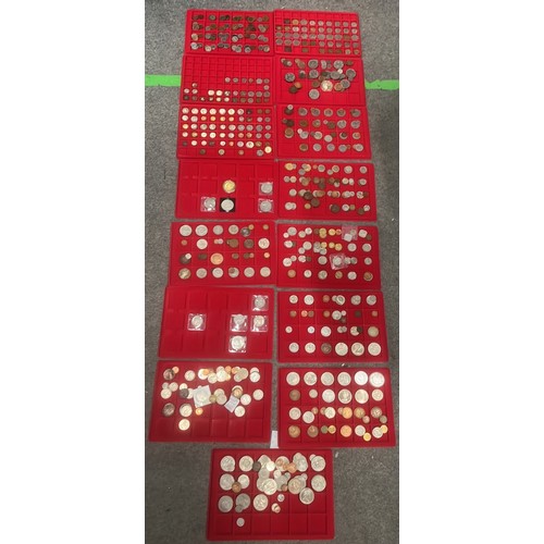 92 - LARGE COIN CASE WITH LARGE COLLECTION