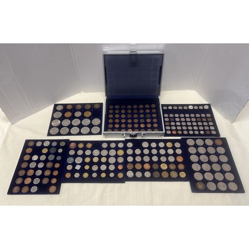 88 - LARGE COIN COLLECTION IN A CASE