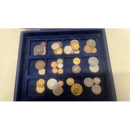 86 - CASE WITH COIN COLLECTION