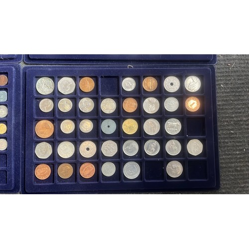 54 - CASE WITH LARGE COLLECTION OF WORLD COINAGE