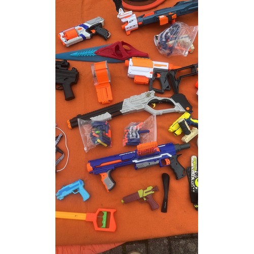 789 - QTY OF USED NERF GUNS